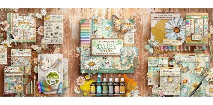 Daisy art collection från Stamperia