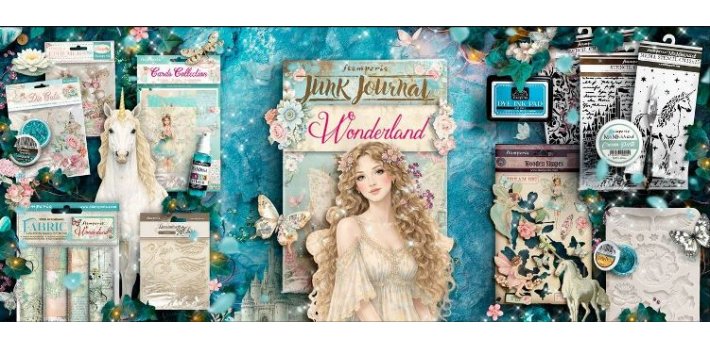 Wonderland collection från Stamperia 