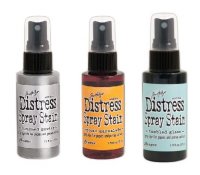 Distress spray stain