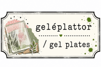 Gel plate printing