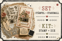 SET: Stämpel + stansmall 