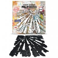 STARK FLARE ray die - Stansmall med solstrålar från AALL & Create 14x14 cm / 5,5 x 5,5 tum