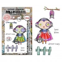 ALMOST SCARY Halloween clear stamp set - Stämpelset från AALL & Create A7