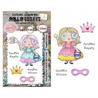 PUMKIN PRINCESS Halloween clear stamp set - Stämpelset från AALL & Create A7