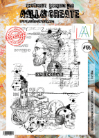 #196 For him clear stamp set - Stämplar från Aall & Create A4