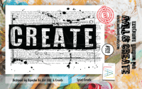 #922 SPLAT CREATE Stamp Set - Textstämpel från Bipasha BK AALL & Create A7