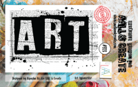 #923 ART TYPEWRITER Stamp Set - Stämpel från Bipasha BK AALL & Create A7