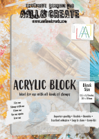 Acrylic block A4 - Stor, tunn akrylskiva att fästa stämplar på från Aall & Create