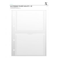 A4 Storage Folder Wallets A5 and 6x6 Inch (6 pcs) - Förvaringsfickor till pärm från Xcut