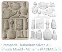 Herbarium Silvae ALCHEMY mould from Stamperia A5