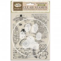 ALL AROUND clear stamp set - Stämpelset från Stamperia A5