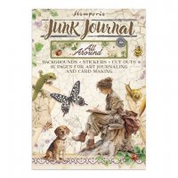 ALL AROUND animal and nature junk journal - Bakgrunder, motiv med djur och natur från Stamperia A4