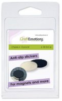 Anti-slip stickers for magnets 2 x 12 pieces - Stickers till magneter från Craft Emotions 19 mm