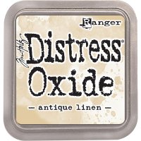 antique linen, distress oxide, tim holtz, ranger
