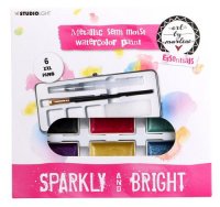 PRE-ORDER - Sparkly & Bright Neon aquarelset Watercolor 03 from Art By Marlene / Studio Light 20*8 cm