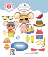 BEACH ACCESSORIES (for mouse dies - not included) from Elizabeth craft designs
