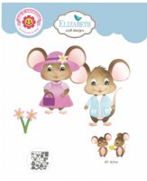 BIG MOUSE die set - Musstansmallar från Elizabeth Craft Designs
