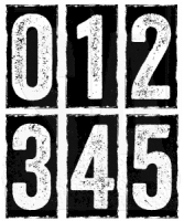 BIG NUMBER BLOCKS cling mount stamp - Stora sifferblockstämplar från Tim Holtz Stamper's Anonymous