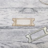 BILJETT MED RUTA TICKET DIE from Gummiapan