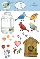 BIRDS AND DWELLINGS die set from Elizabeth craft designs