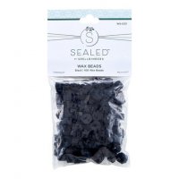 Black Wax Beads (100pcs) - Svarta sigillvaxpärlor från Spellbinders