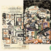BOOTIFUL GREETINGS chipboard pieces, tags, frames - Dekoratiner från Graphic45
