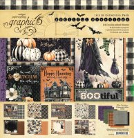BOOTIFUL GREETINGS Halloween paper pack - Mönsterpapper från Graphic45 30x30 cm