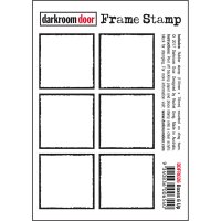 Boxes 6 up frame stamp - Stämpel med 6 rutor från Darkroom Door 11,8*7,8 cm
