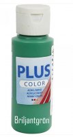 BRILJANTGRÖN akrylfärg från Plus Color 60 ml