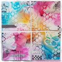 KURS: mixed media light brusho-collage i Lilla Edet