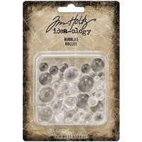 Bubbles 60 pkg acrycic spheres - Kulor från Tim Holtz Idea-ology