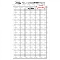 Bullet journaling squares grid clear stamp - Stämpel med rutnät från CreaLies ca 12x19 cm