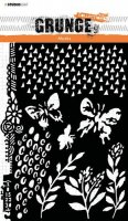 Butterfly pattern Grunge Collection stencil nr.18 - Schablon med blandade mönster från Studio Light A5
