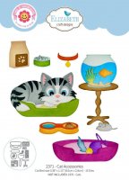 CAT ACCESSORIES die set (cat sold separately) from Elizabeth craft designs