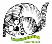 Cat Elmer rubber stamp - Stämpel med en katt från KatzelKraft