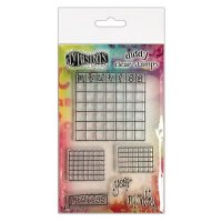 CHECK IT OUT calendar clear stamp set from Dylusions Ranger ink