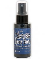 Chipped sapphire blue distress spray stain - Blå sprayfärg från Tim Holtz Ranger ink 57 ml