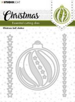 Christmas ball shaker Essentials die set 250 - Julkulestansmallar från Studio Light 8,8x9,5 cm