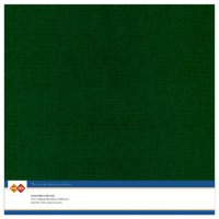 CHRISTMAS GREEN Linen Cardstock 30,5x30,5 cm (10pcs) - Julgröna papper från Card Deco