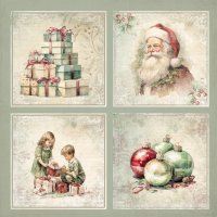 CHRISTMAS TIME CARDS klippark med jultema från Reprint 30x30 cm
