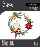 FESTIVE WREATH die set - Julkransstansmallar från Tim Holtz Sizzix