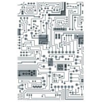 Circuit Embossing Folder - Embossingfolder med kretskortmönster från Tim Holtz Sizzix