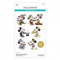 CLASSIC MOUSE COSTUME PARTY DIE SET - Stansmallar med Musse och Mimmi från Spellbinders