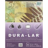 CLEAR Dura-Lar .005 11x14 25 sh - Plastark för mixed media från Grafix ca 27,9x35,5 cm