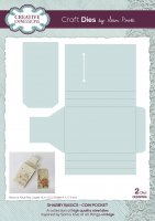 Coin Pocket Shabby Basics die set from Sam Poole Creative Expressions