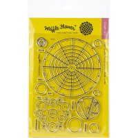 color wheel, stamp set, stämplar, waffle flower, färgcirkel