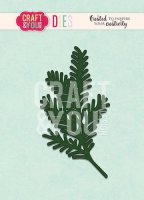 Conifer twig die - Stansmall med barrträdskvist från Craft & You
