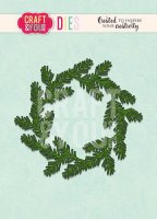 Conifer Wreath die - Stansmall med barrkvistskrans från Craft & You