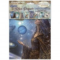 COSMOS MINI RICE PAPER PACK - Rispapper från Stamperia A6