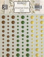 COZY CHRISTMAS Adhesive Enamel Dots - Dekorationer från Reprint